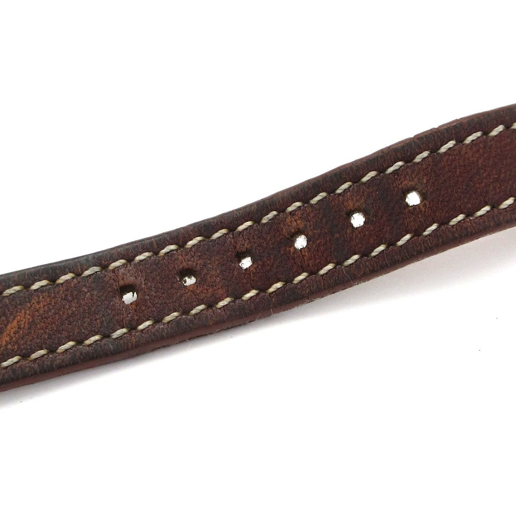 Hermes Watch Capecod Duzon Double Tour SS Leather Belt Silver — view 7