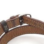 Hermes Watch Capecod Duzon Double Tour SS Leather Belt Silver — view 4