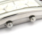 Hermes Watch Capecod Duzon Double Tour SS Leather Belt Silver — view 8