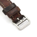 Hermes Watch Capecod Duzon Double Tour SS Leather Belt Silver — view 6