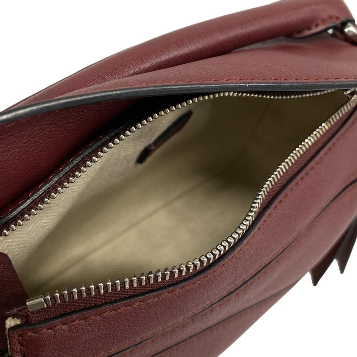 Loewe Handbag Puzzle Bag Mini Bordeaux — view 7