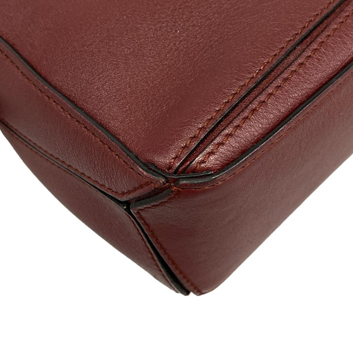 Loewe Handbag Puzzle Bag Mini Bordeaux — view 6