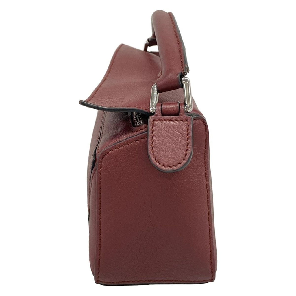 Loewe Handbag Puzzle Bag Mini Bordeaux — view 4
