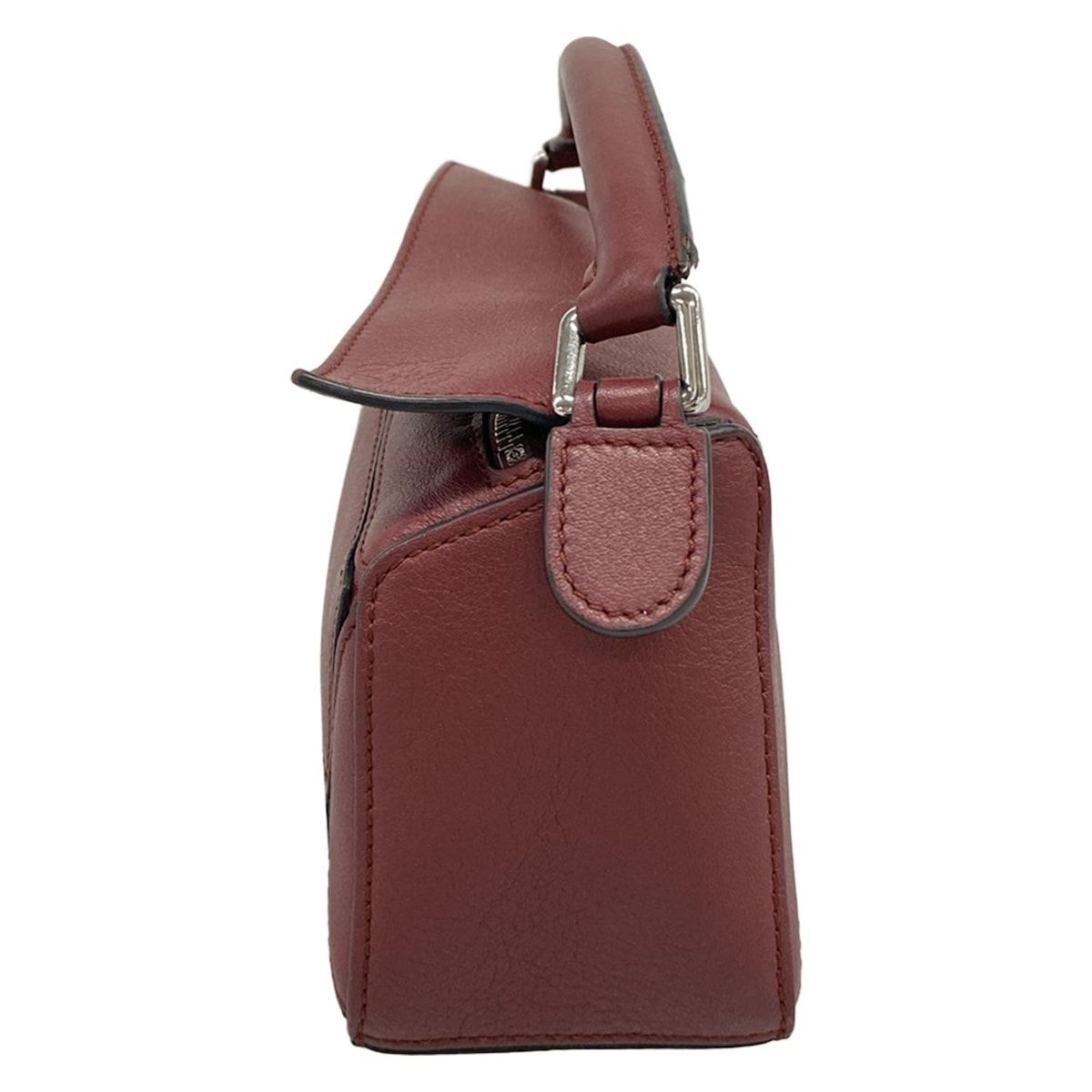Loewe Handbag Puzzle Bag Mini Bordeaux — view 4
