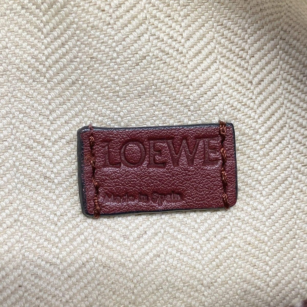 Loewe Handbag Puzzle Bag Mini Bordeaux — view 9
