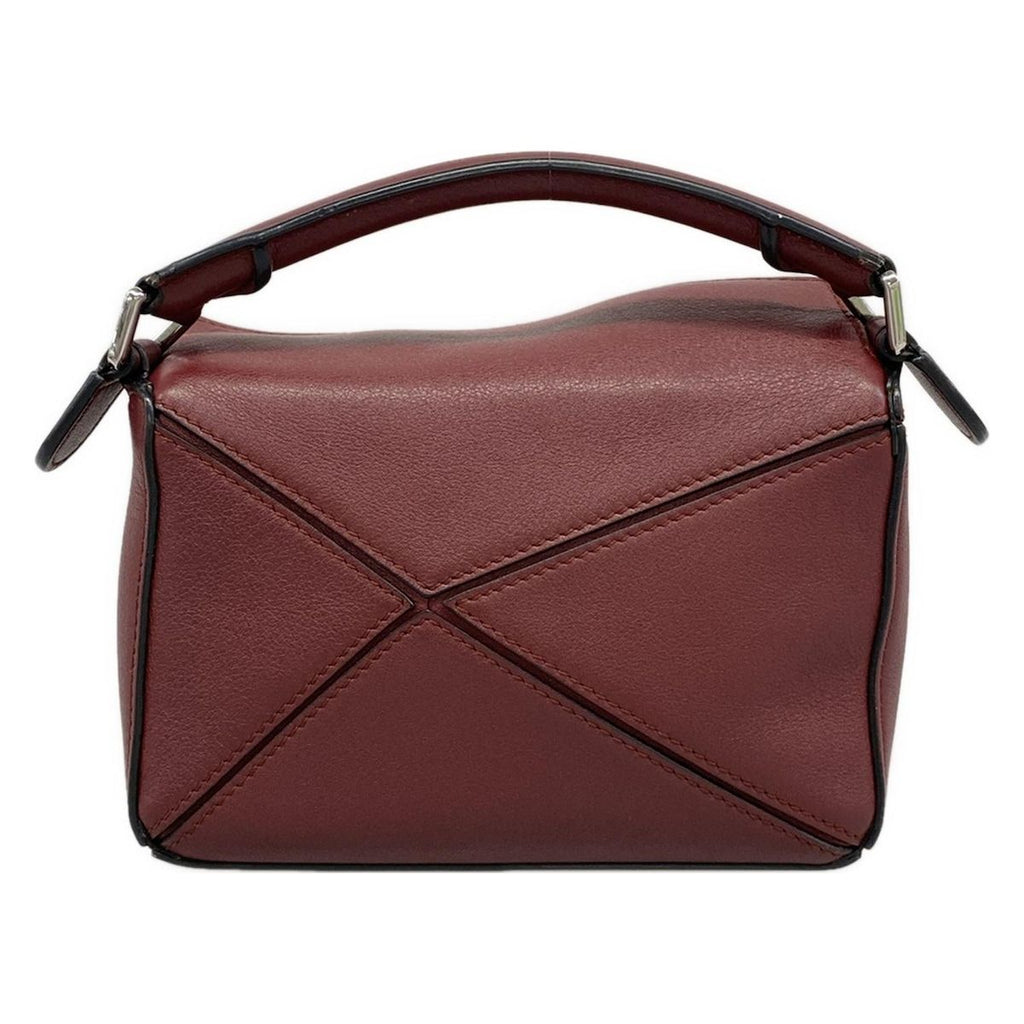 Loewe Handbag Puzzle Bag Mini Bordeaux — view 3