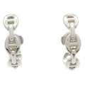 Hermes Earrings Chaine D'ancre Silver