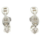 Hermes Earrings Chaine D'ancre Silver