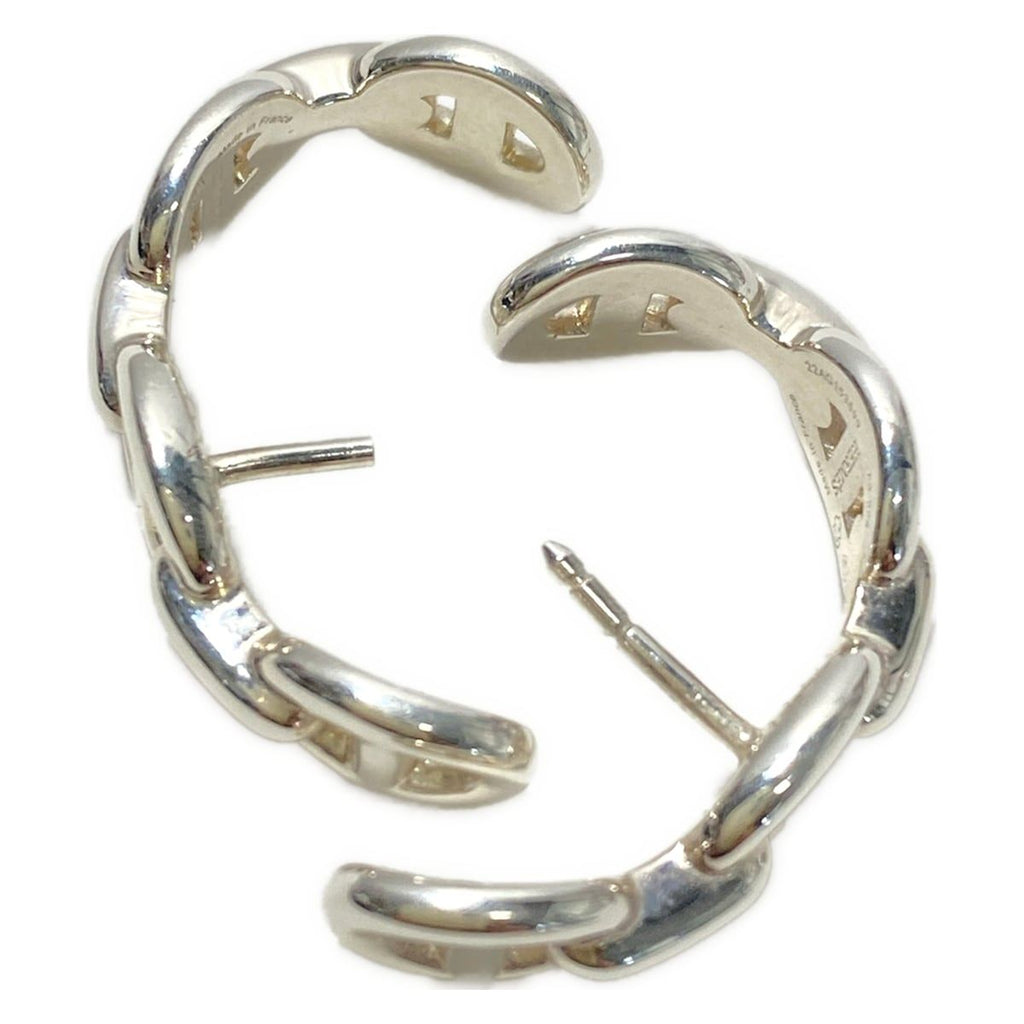 Hermes Earrings Chaine D'ancre Silver — view 4