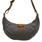 Dior Shoulder Bag Street Chic Beige Navy Brown Leather — view 3