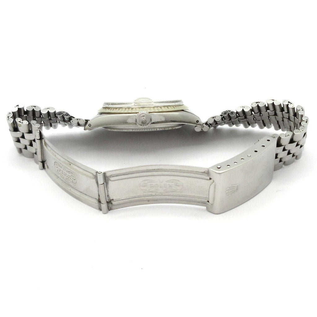 Rolex Watch Datejust SS 18k White Gold Winding Bracelet 22 Links Plastic — view 7