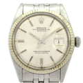 Rolex Watch Datejust SS 18k White Gold Winding Bracelet 22 Links Plastic