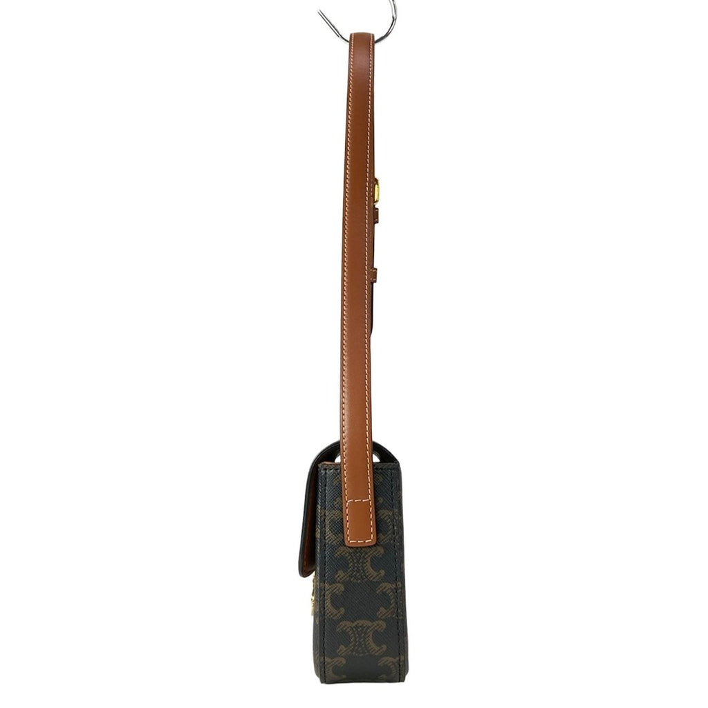 Celine Shoulder Bag Claude Triomphe Canvas — view 4