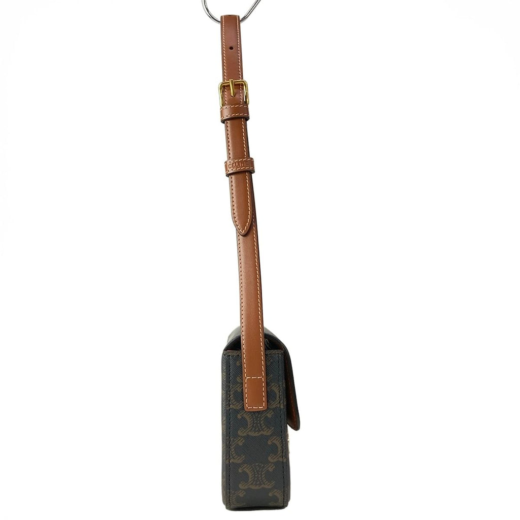 Celine Shoulder Bag Claude Triomphe Canvas — view 2