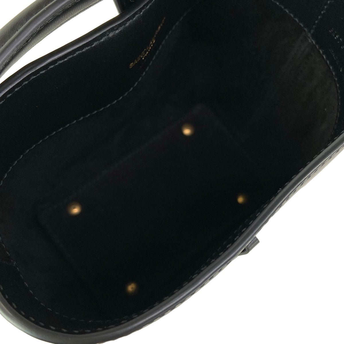 Saint Laurent Paris Handbag le 37 Mini Black Leather — view 7