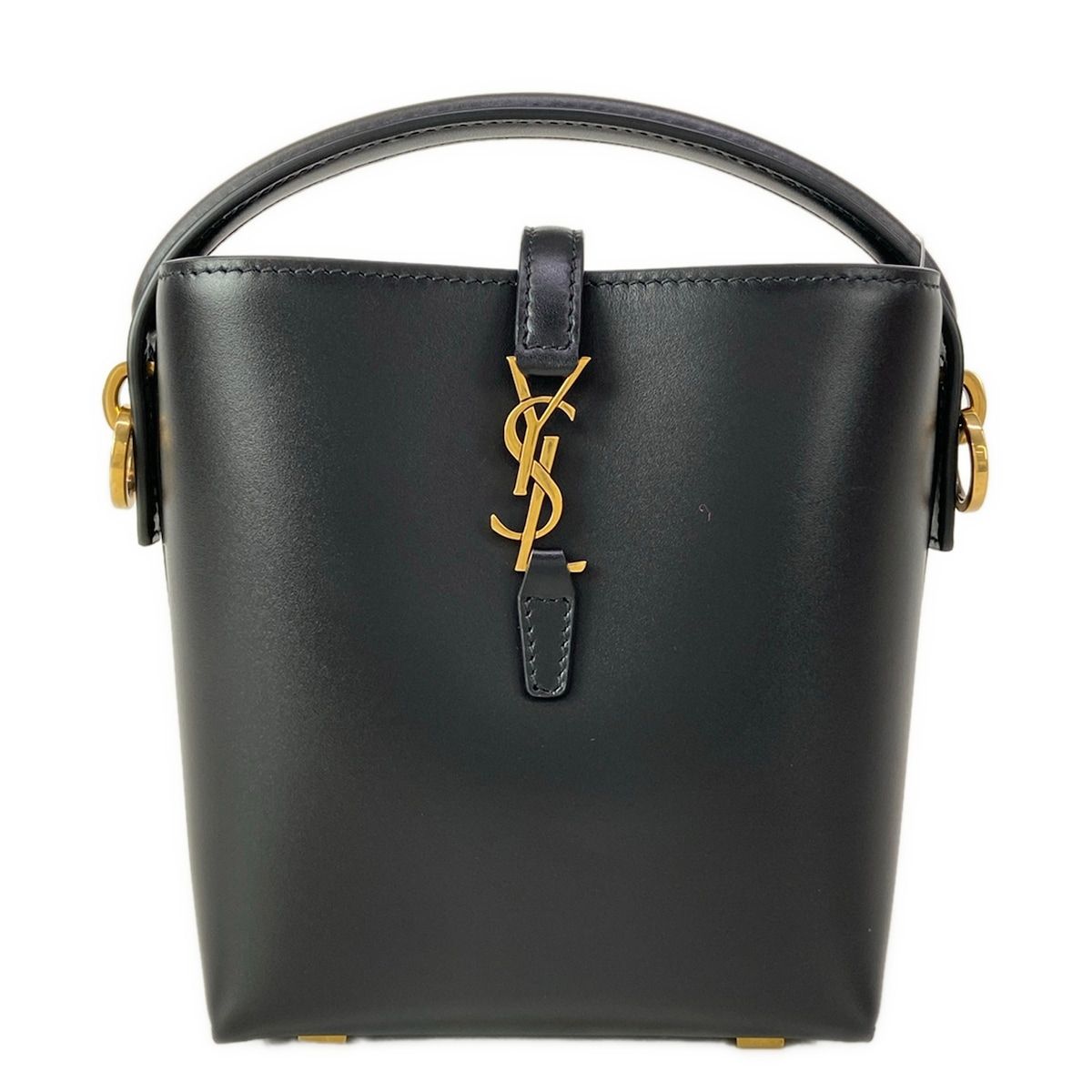 Saint Laurent Paris Handbag le 37 Mini Black Leather