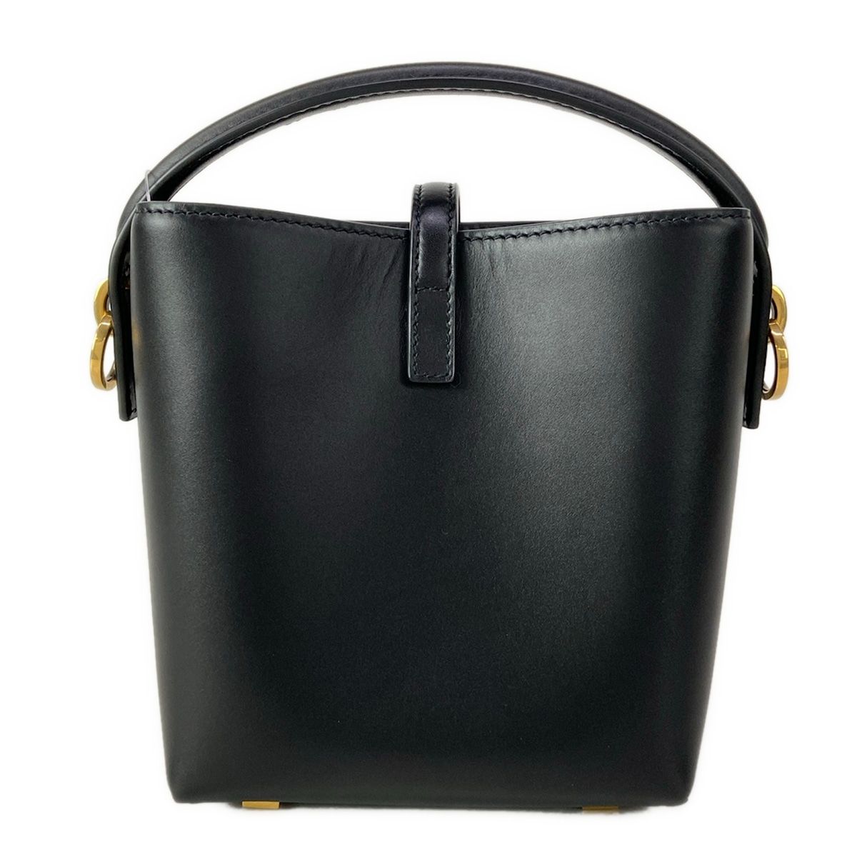 Saint Laurent Paris Handbag le 37 Mini Black Leather — view 3