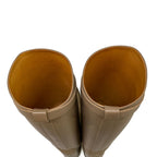 Hermes Long Boots 35.5 Jumping Beige Kelly Buckle Silver Leather — view 7