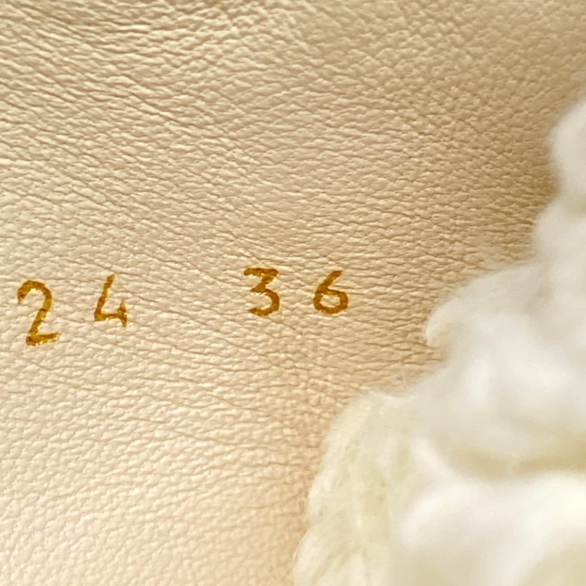 Chanel Short Boots 36 Light Beige Black Leather — view 8