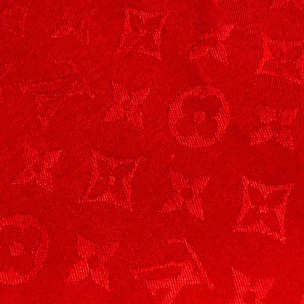 Louis Vuitton Shawl Monogram Pomme D'amour Wool Silk Scarf — view 4
