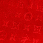 Louis Vuitton Shawl Monogram Pomme D'amour Wool Silk Scarf — view 4