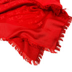 Louis Vuitton Shawl Monogram Pomme D'amour Wool Silk Scarf — view 6