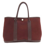 Hermes Garden Party TPM Silver Handbag Toile Officier — view 2