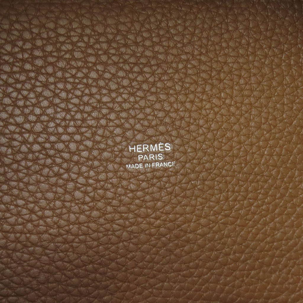Hermes Picotin Lock PM Eclat Silver Handbag Taurillon — view 6