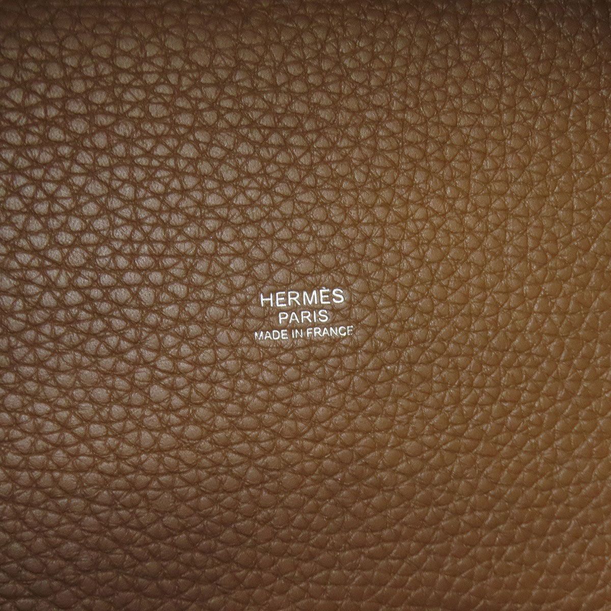 Hermes Picotin Lock PM Eclat Silver Handbag Taurillon — view 6