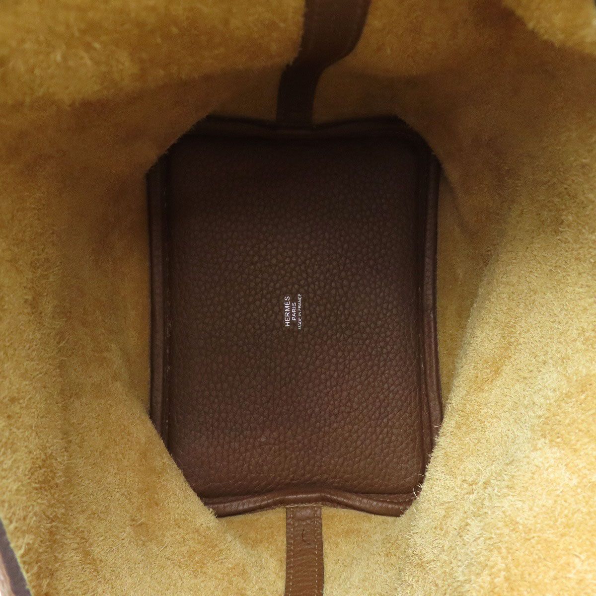 Hermes Picotin Lock PM Eclat Silver Handbag Taurillon — view 5