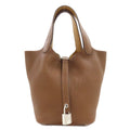 Hermes Picotin Lock PM Eclat Silver Handbag Taurillon