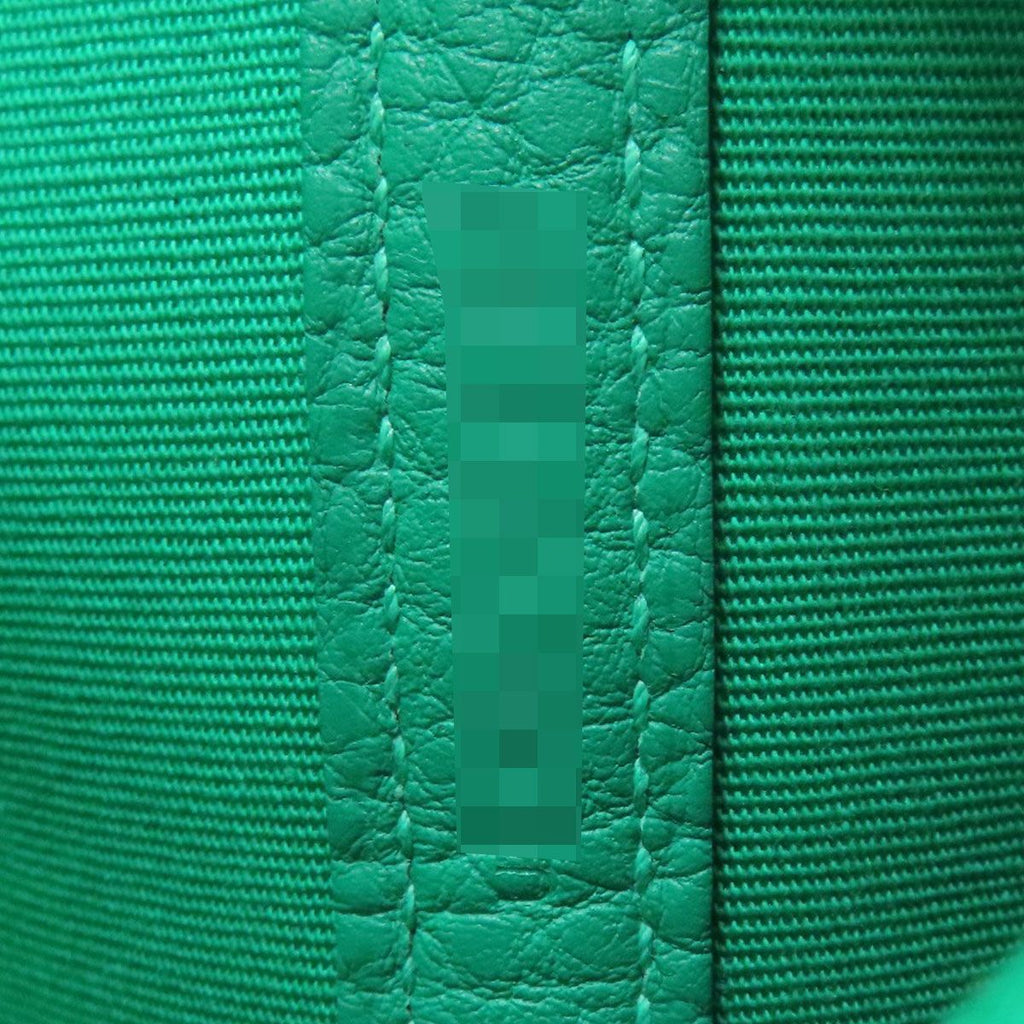 Hermes Garden Party TPM Silver Handbag Toile Officier — view 7