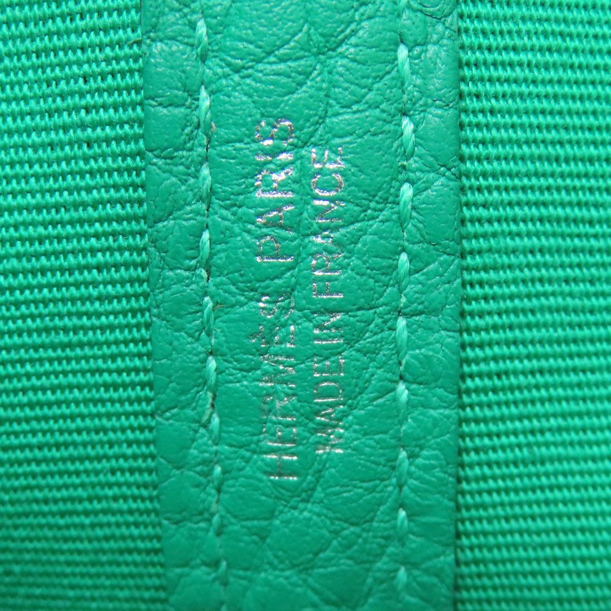 Hermes Garden Party TPM Silver Handbag Toile Officier — view 6