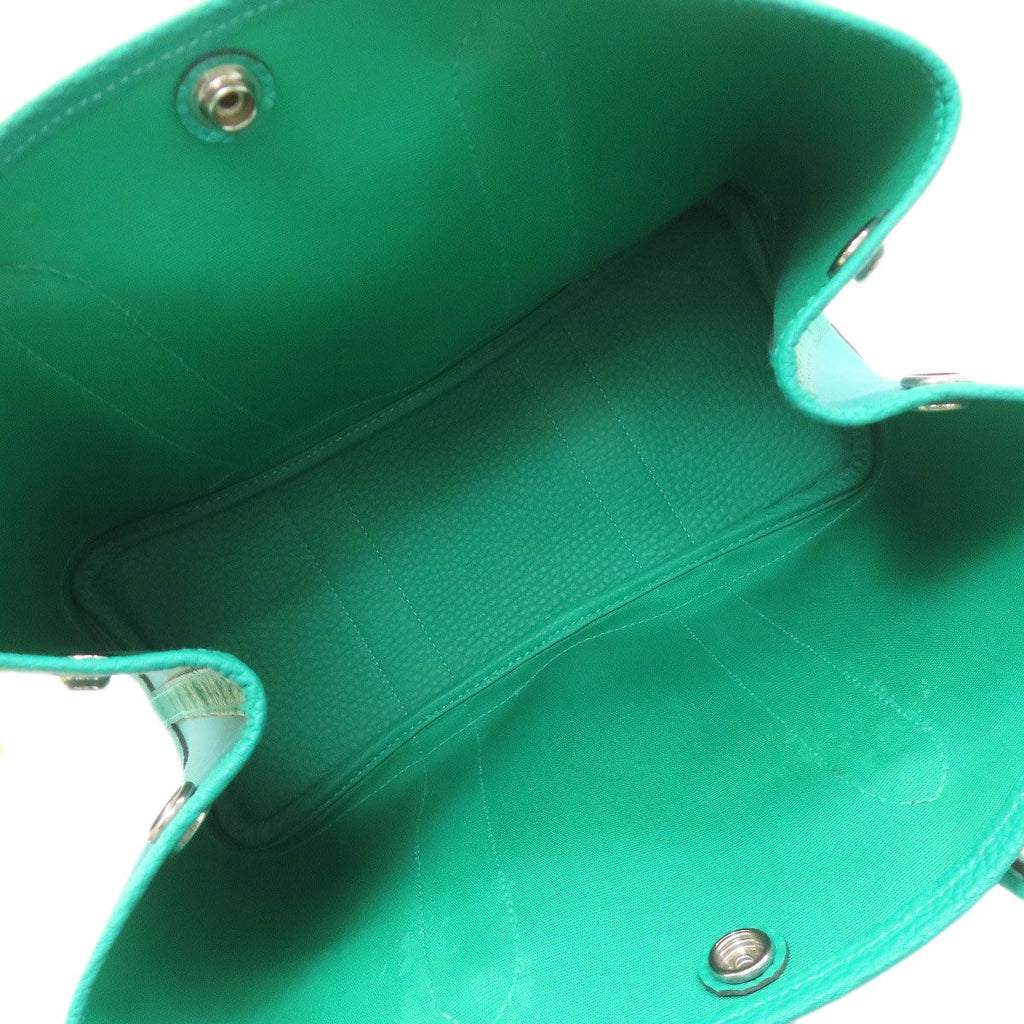 Hermes Garden Party TPM Silver Handbag Toile Officier — view 5