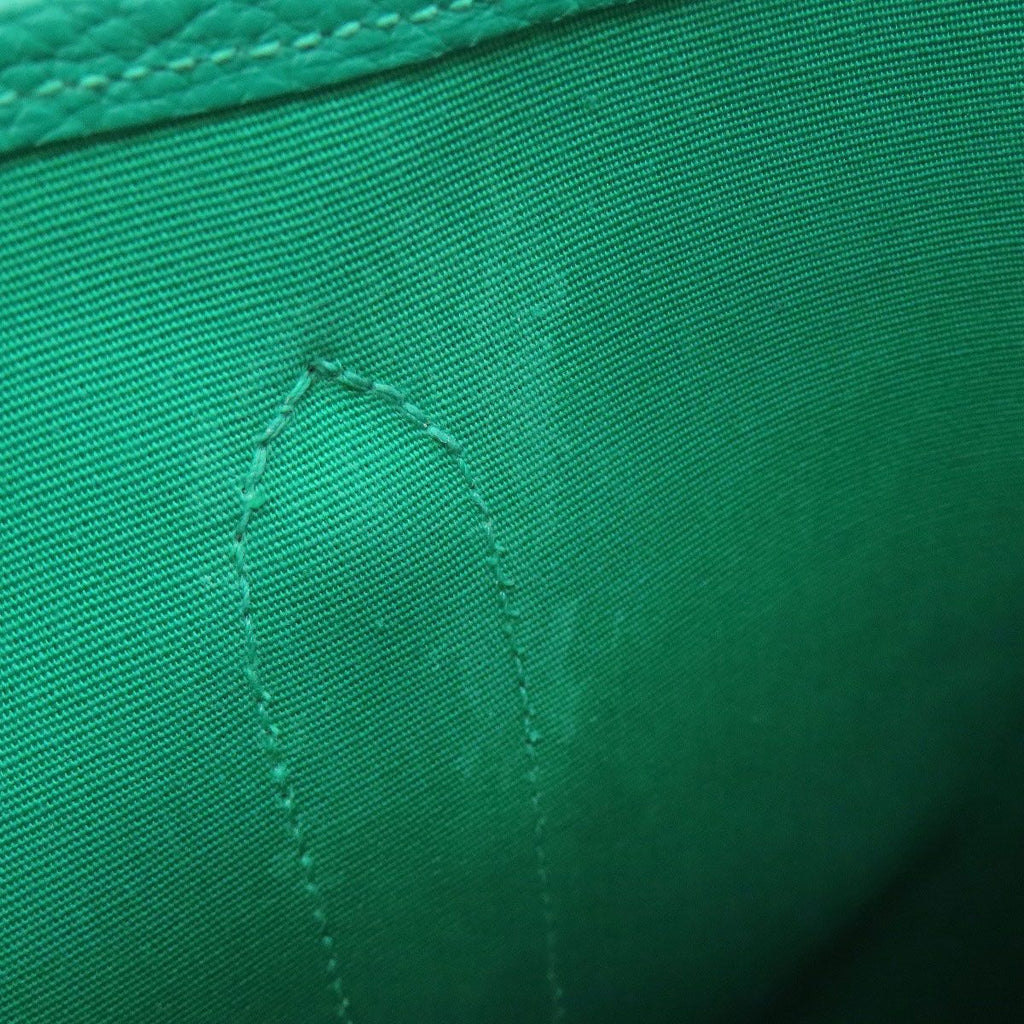 Hermes Garden Party TPM Silver Handbag Toile Officier — view 8