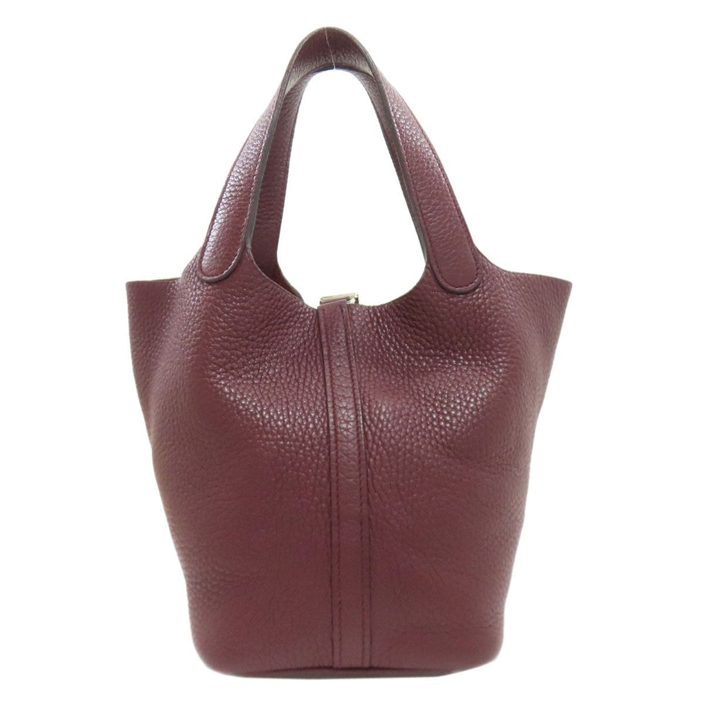 Hermes Picotin Lock PM Silver Handbag Taurillon — view 2