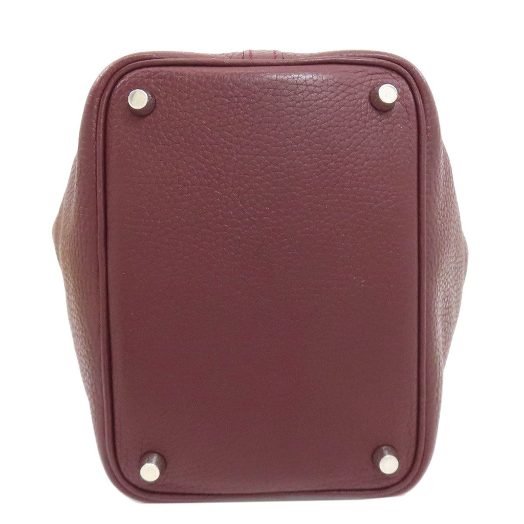 Hermes Picotin Lock PM Silver Handbag Taurillon — view 4