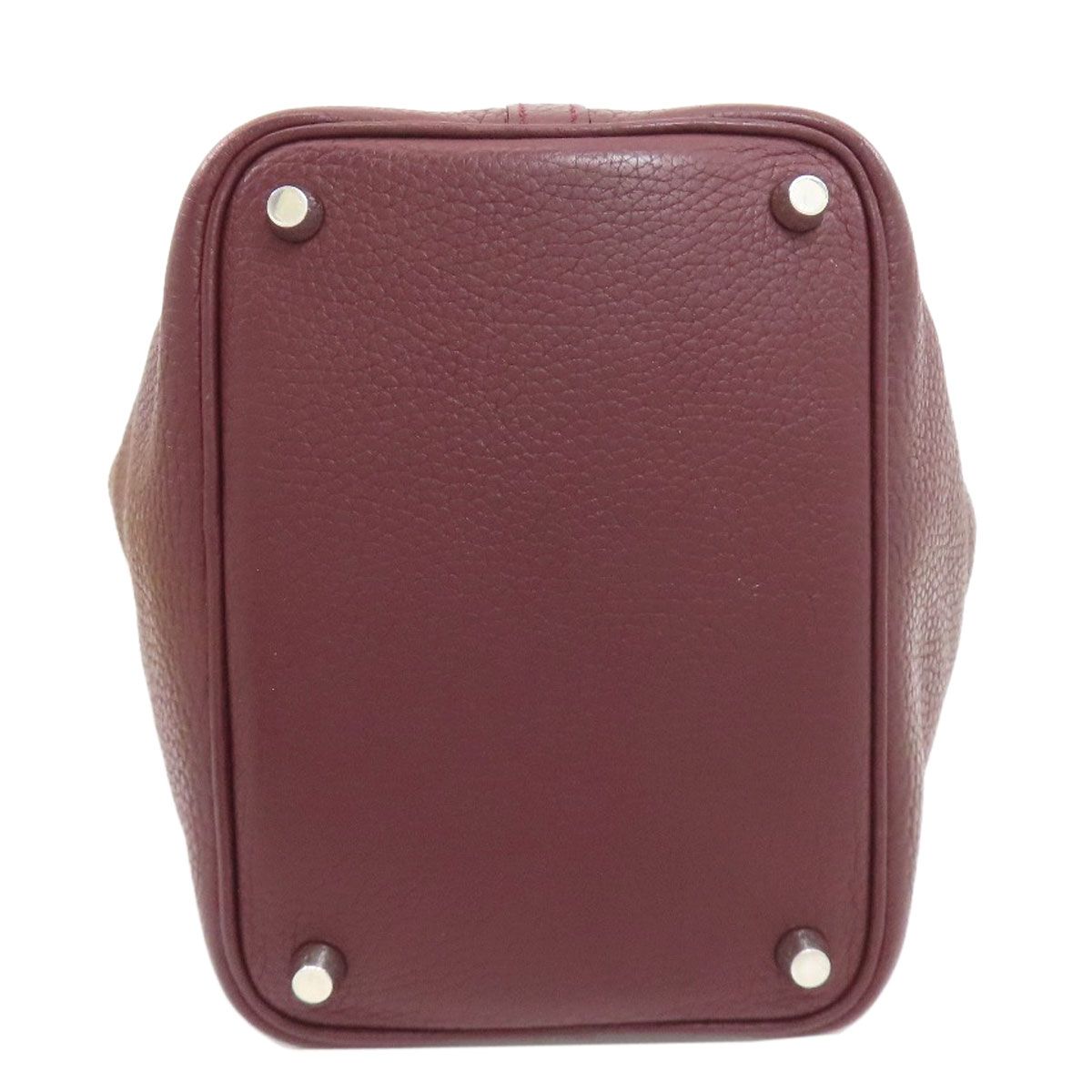 Hermes Picotin Lock PM Silver Handbag Taurillon — view 4