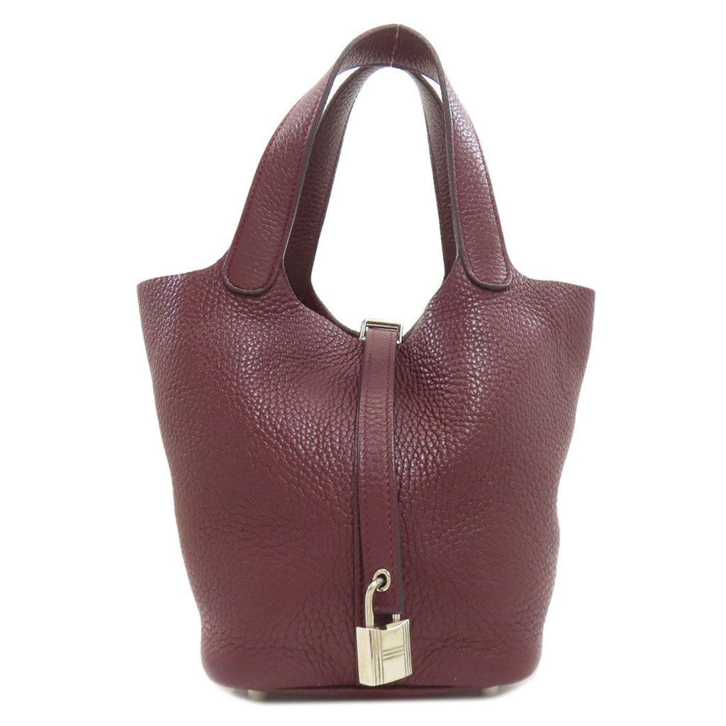 Hermes Picotin Lock PM Silver Handbag Taurillon