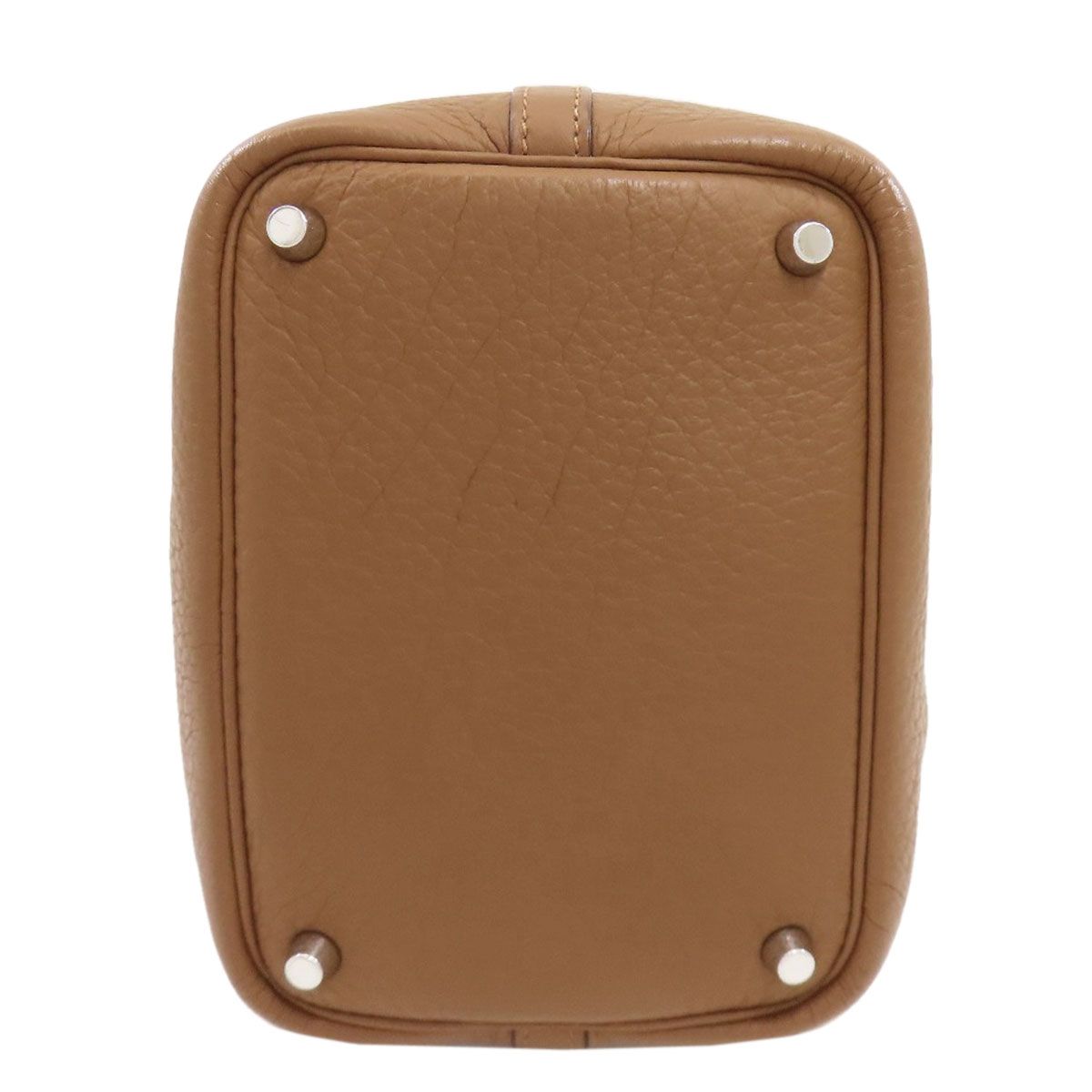 Hermes Picotin Lock PM Silver Handbag Taurillon — view 4