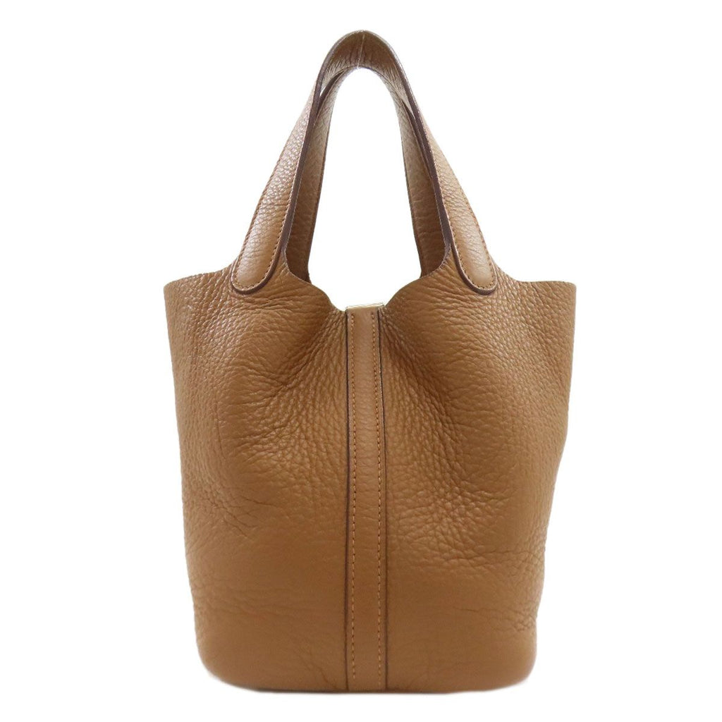 Hermes Picotin Lock PM Silver Handbag Taurillon — view 2