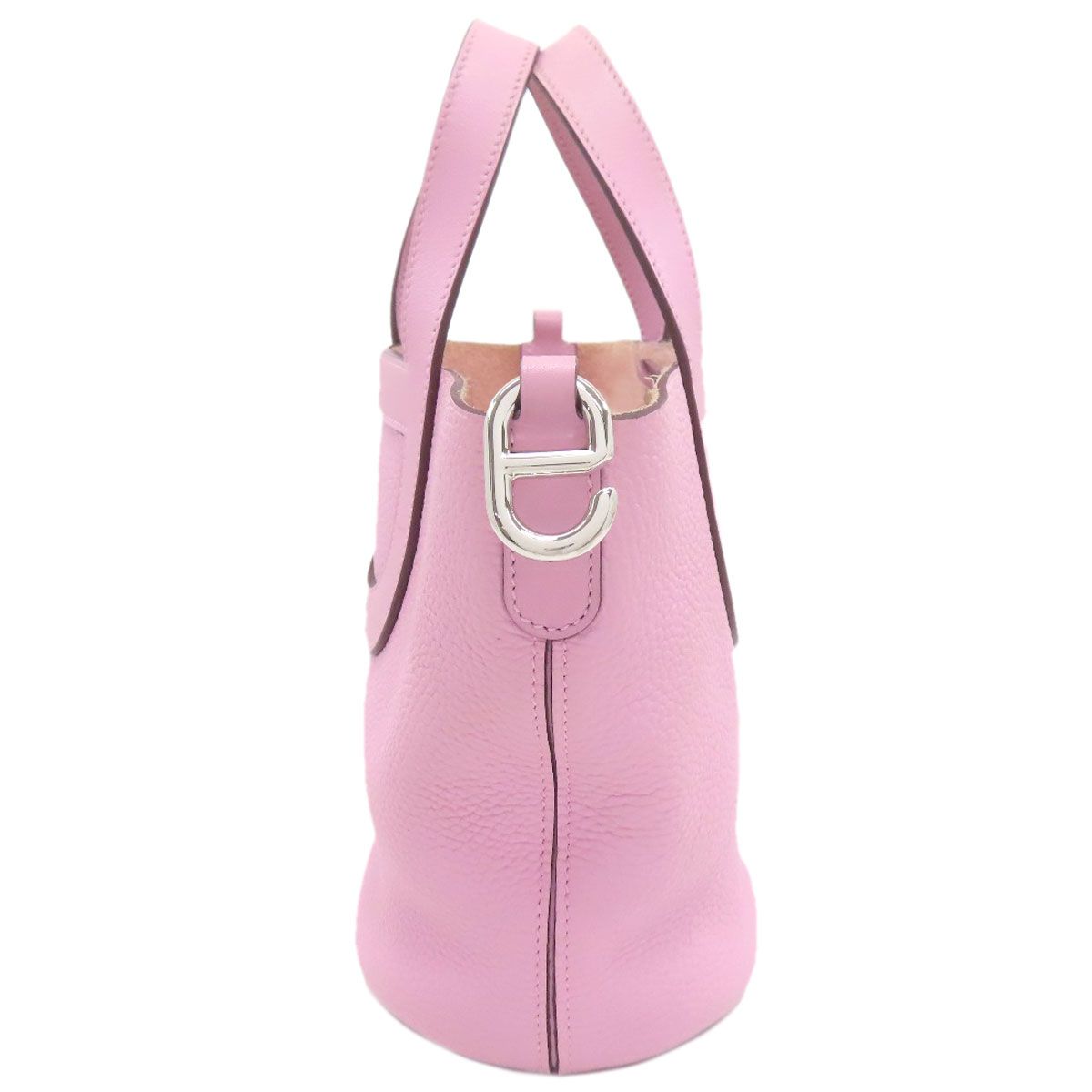 Hermes in the Loop 18 Silver Handbag Taurillon — view 3