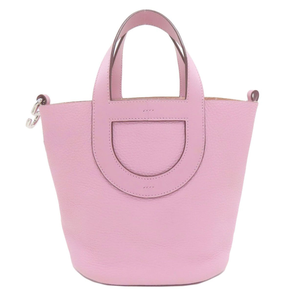 Hermes in the Loop 18 Silver Handbag Taurillon — view 2