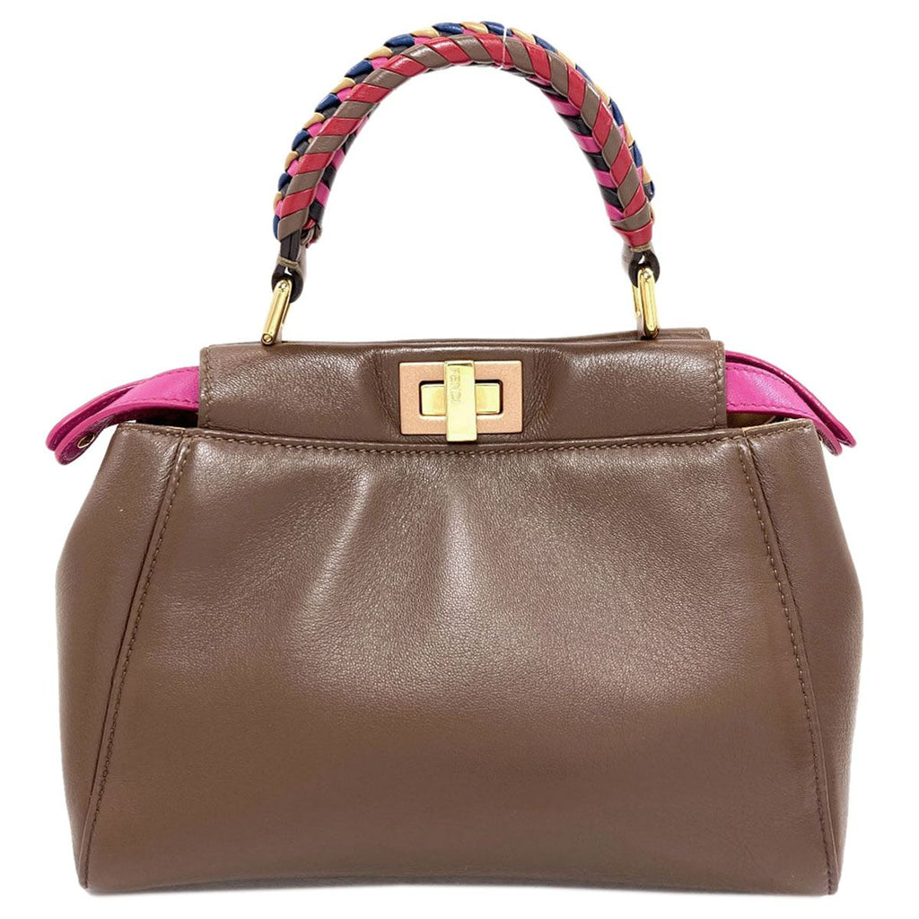 Fendi Peekaboo Mini 2-Way Handbag Leather — view 2