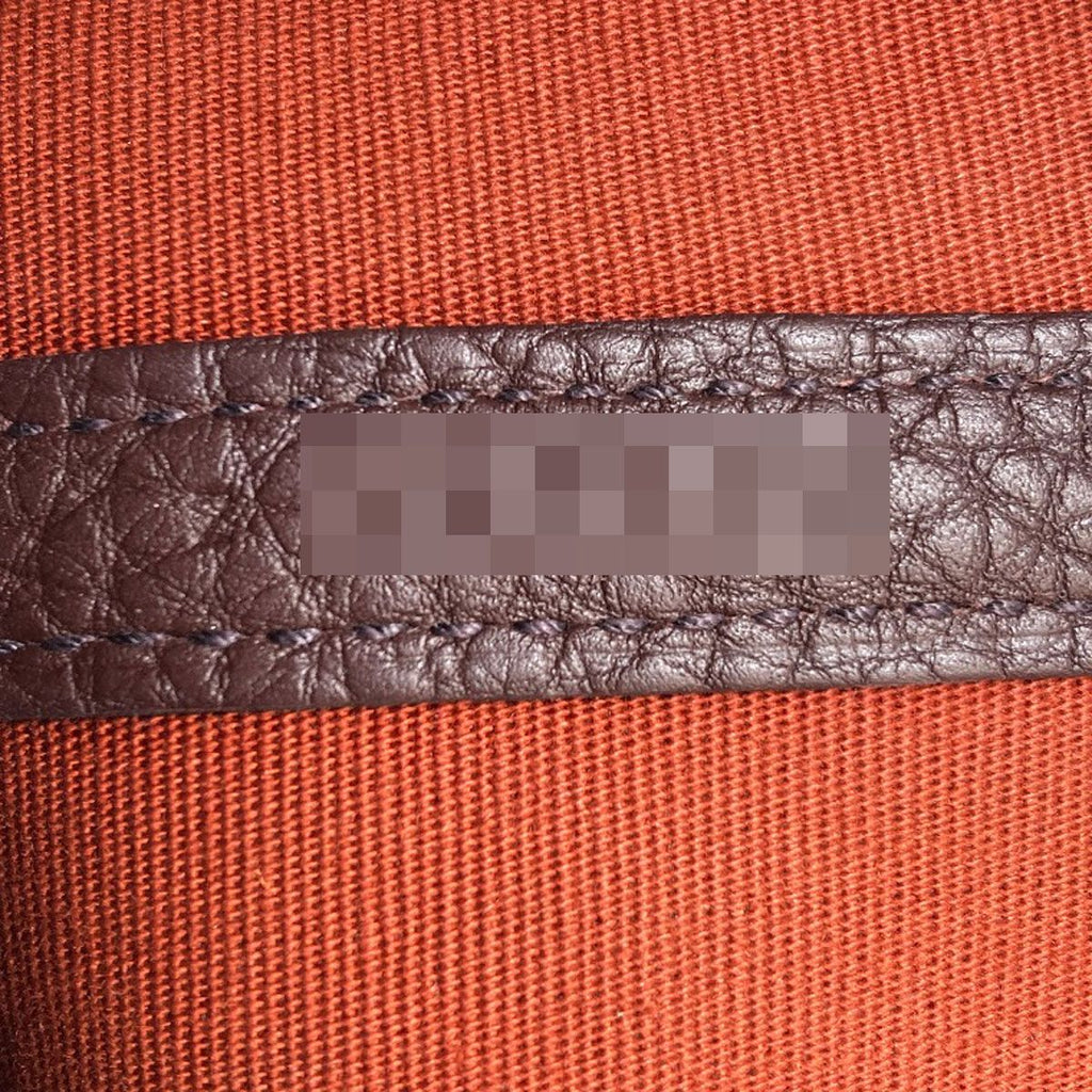 Hermes Garden Party TPM Silver Handbag Toile Officier — view 7