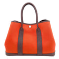 Hermes Garden Party TPM Silver Handbag Toile Officier