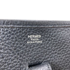 Hermes Evelyne 1 PM Silver Shoulder Bag Taurillon — view 6
