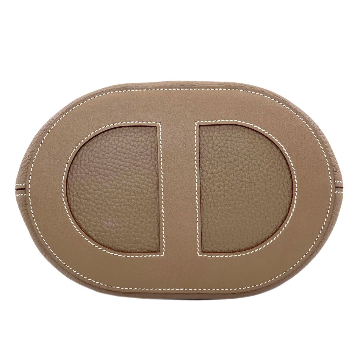 Hermes in the Loop 23 Etoupe Silver Handbag Taurillon — view 4