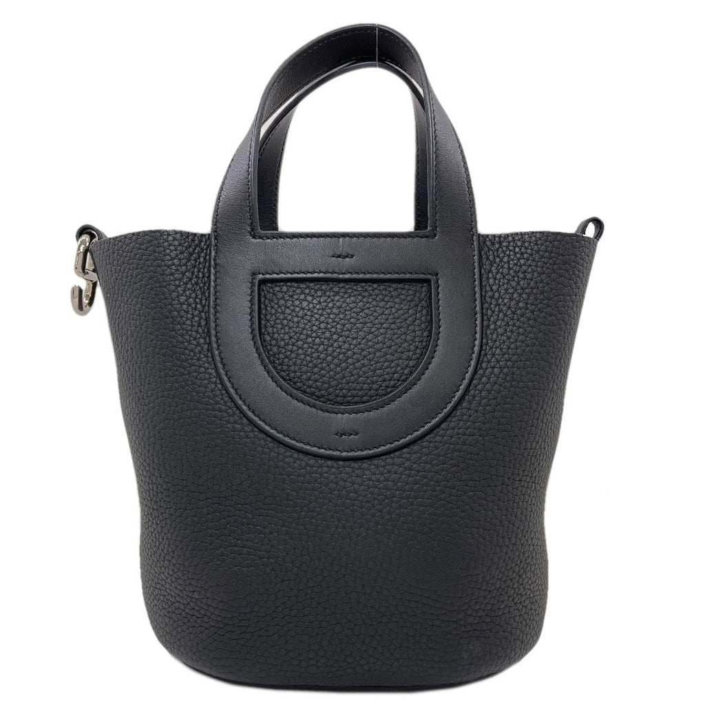 Hermes in the Loop 18 Silver Handbag Taurillon — view 2