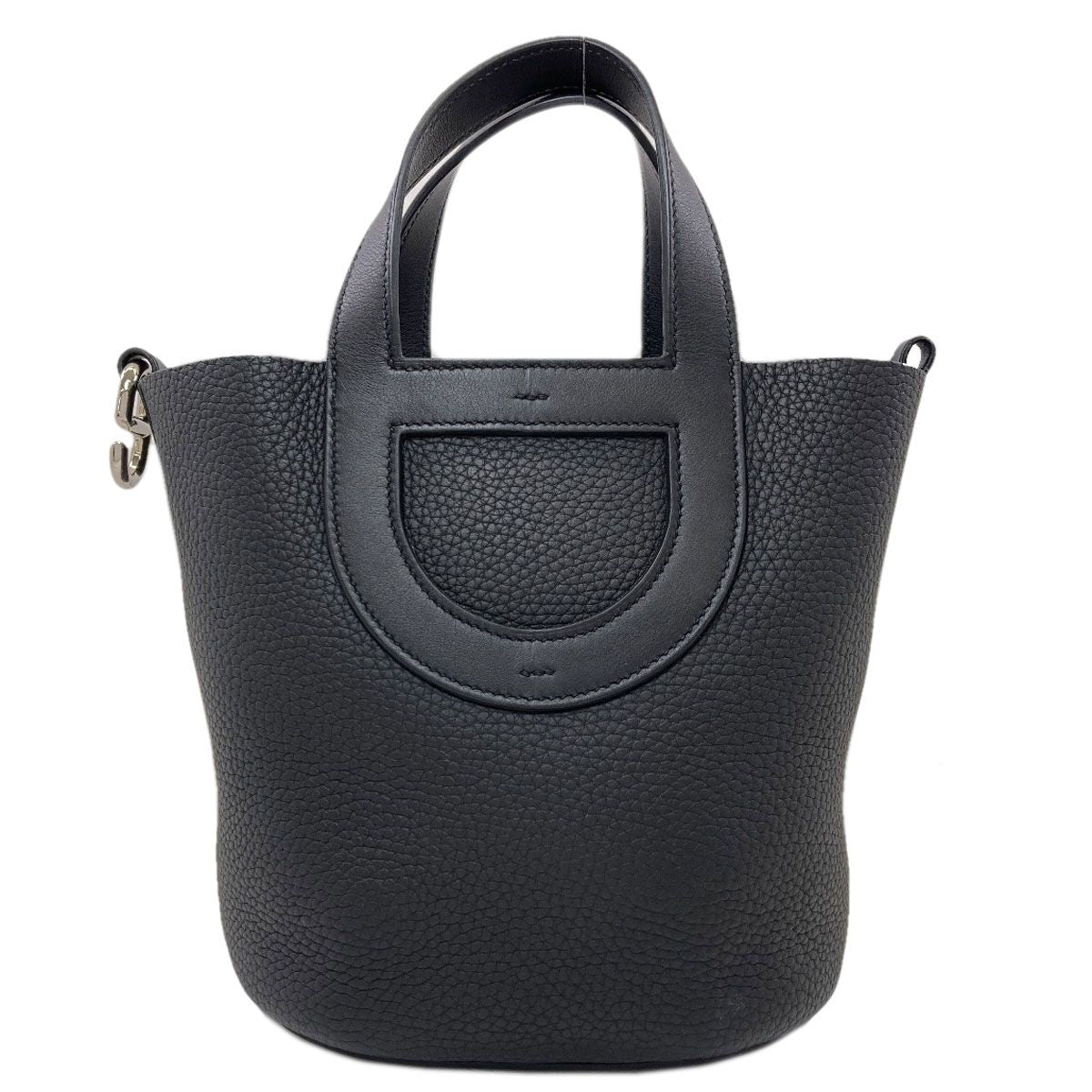 Hermes in the Loop 18 Silver Handbag Taurillon — view 2